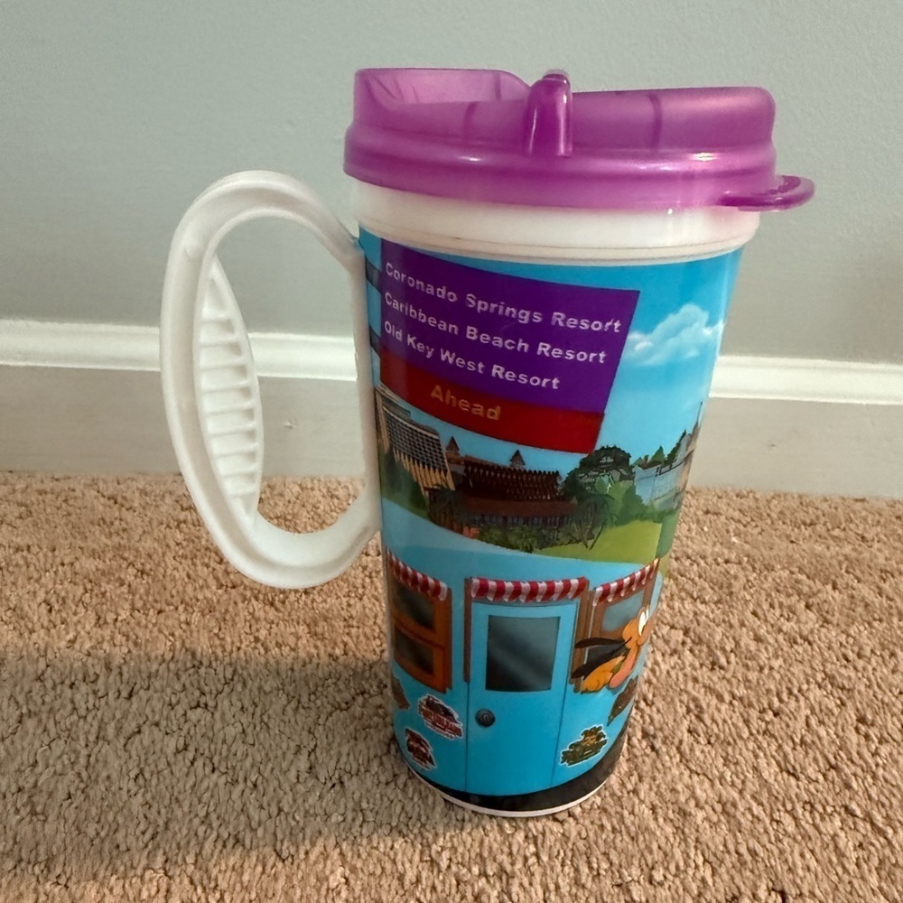 Walt Disney World | Purple, White Collectible Mug Vintage WDW